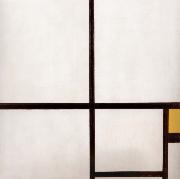 Piet Mondrian Conformation with yellow oil painting